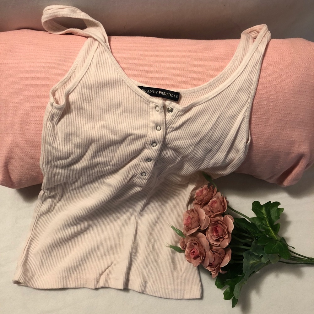 💖Brandy Melville Baby Pink Tank